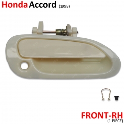 มือจับนอก มือดึงนอก มือเปิดนอกประตูหน้า ข้างขวา งานดิบ 1 ชิ้น สำหรับ Honda Accord ปี 1998-2002